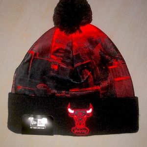 Authentic New Era Chicago Bulls Winter Knit Hat